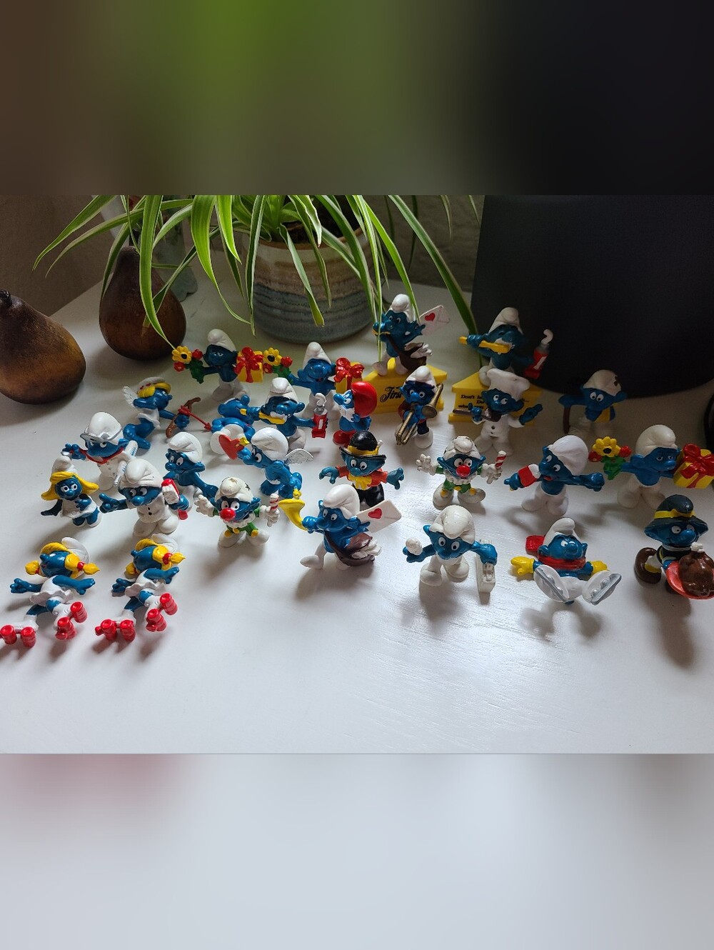 Vintage Schleich Smurfs Smurf Lot Bundle